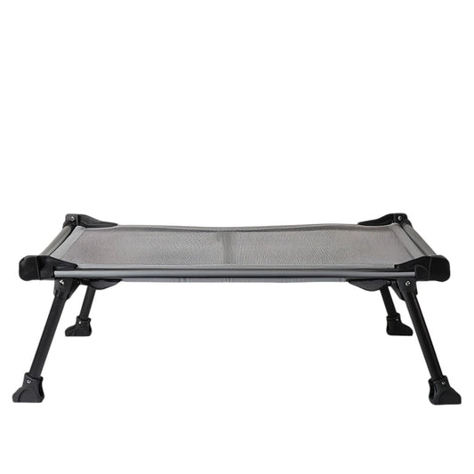 Punix Elevated Dog Bed for Extra Large Dogs - Breathable Mesh Cooling Cot with Heavy Duty Steel Frame - Supports up to 150 lbs - For Outdoor & Indoor - Grey